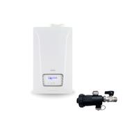 Baxi Caldaia A Condensazione Luna Century 35 kW Metano/Gpl Con Kit Scarico Fumi + Defangatore Omaggio KIT COASSIALE