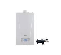Baxi Caldaia A Condensazione Luna Classic 24 kW Metano/Gpl Con Kit Scarico Fumi con Defangatore in Omaggio ADATTATORE SDOPPIATO