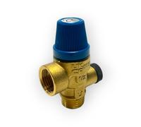 BAXI OCEAN JJJ009950620 VALVOLA DI SICUREZZA M G1/2 8 BAR PER CALDAIA