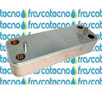 BAXI SCAMBIATORE SANITARIO 12 PIASTRE JJJ005686670 5686670 COMPATIBILE