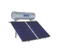 Baxi Sistema Solare STS+ Slim 300 a Circolazione Naturale 300 L 4,00 mq Struttura Tetto Piano/Inclinato