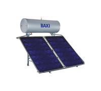 Baxi Sistema Solare STS+ Slim Neo 2.0 300 a Circolazione Naturale 300 L 2,50 mq Struttura Tetto Inclinato