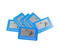 BAXIXINGYUNMU Scheda di Prova, Occhiali da Sole polarizzati durevoli per Lenti Tester Scheda di Prova Verifica Divertente