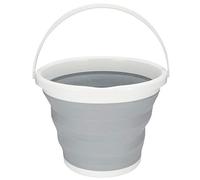 BAXNORE 10 L secchio pieghevole, contenitore d'acqua pieghevole portatile con cucitura, deposito pp multi -scopo per campeggio per la pesca in auto, secchio di utilità per esterni