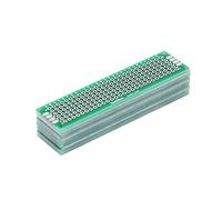 Baxnore 10 pezzi da 2 cm × 8 cm Circuito universale, lati a doppio lati di saldatura PCB Scheda di saldatura, circuito di prototipazione per un progetto elettronico di saldatura