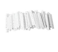 Baxnore 100PCS Striscia di segnalazione per morsettiere, Striscia di segnalazione per morsettiere in nylon resistente al calore, Etichette per morsettiere per impianti elettrici