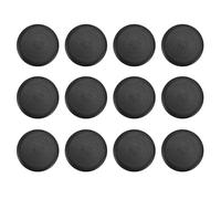Baxnore 12 pezzi di ricambio coperchio meccanico per Cherry TTC Akko Glorious interruttori per tastiere ABS satinato antiscivolo trasparente 20,2 mm (Nera)