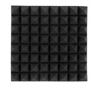Baxnore 19,7 x 19,7 x 3,9 pollici Schiuma acustica, schiuma poliuretanica fonoassorbente, pannello acustico piramidale, pannello in schiuma fonoassorbente per studio ufficio
