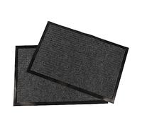Baxnore 2 pezzi Assorbente tappetino non slittamento, tappeto per bagno in fibra per l'ingresso della cucina, trappole per pavimenti in lavatrice per le trappole sporca, 17 "x 24"