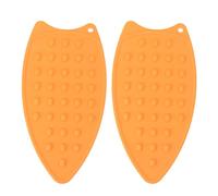 Baxnore 2 pezzi pad di sosta in ferro in silicone, tappetino resistente all'impatto resistente al calore, proteggere i top da tavolo dei mobili da graffi, impedisce danni agli indu (NERO) (Grigio)