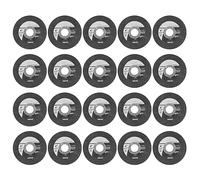 Baxnore 20 mole premium in carburo di silicio dischi taglio ultra sottili per smerigliatura e lucidatura di precisione di fibra di vetro e metallo, diametro esterno 100 mm, ID 22