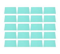 Baxnore 20 pz. Copertine per presentazioni rilegatrici in plastica PP satinata. Copertine per documenti rimovibili per materiali di presentazione di progetti d'ufficio (Verde chiaro)