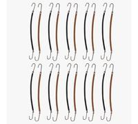 Baxnore 20 pz Ganci per Coda di Cavallo Donna Fermagli per Capelli Elastici per Capelli Supporti per Coda di Cavallo per Capelli Ricci Lunghi e Spessi Accessori per Capelli in Gom
