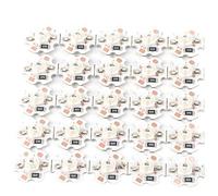 Baxnore 25 pezzi 5 V 1 W chip LED ad alta potenza 200LM perline luminose per illuminazione fai da te torce elettriche faretti base in alluminio durevole 20x7mm (Blu)
