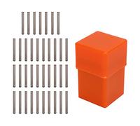 Baxnore 37 pezzi kit di attrezzi per punzonatura per timbratura acciaio ad alto tenore di carbonio lettera numero set per stampaggio metalli per fai da te artigianato in pelle lavo