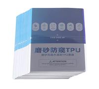 Baxnore 50 pezzi proteggi schermo per cellulare pellicola smerigliata anti-peeping idrogel pellicola flessibile in tpu anti-impronte no bianco universale adatta per telefono smart
