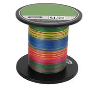Baxnore 500 m PE Linea di Pesca 8 Fili Intrecciati Intrecciati ad Alta Resistenza Durevole la Linea Principale della Pesca in Acqua salata Liscia per Acqua Dolce per Piscina del se (0.4)