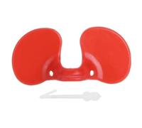 Baxnore 500 Pezzi Occhiali da Pollo Antibeccare Occhiali da Vista Strumento per Pollame Aggressione Sbirciare Necessaria per Stormi di Polli Materiale ABS Colore Rosso 500 Pezzi