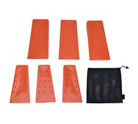 Baxnore 6 pezzi di moto set di cunei, 20 cm 14 cm zeppe di abbattimento in plastica per il taglio degli alberi, utensile con sacchetto di stoccaggio silinga di falegnameria essenzi