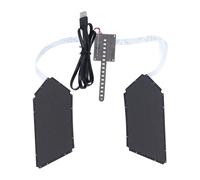 Baxnore 60x96 Programmable LED Sign Module with Mobile APP Control Customizable Eye Display Screen Text Animation Image Editing for Backpack Car Decor and Party Use