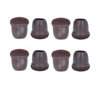 Baxnore 8 PCS Chair Leg Protectors, TPE Furniture Foot Pads, Non Slip Floor Protectors for Tables, Beds, Cabinets (M 8.5 X 6.5 X 1.6in)