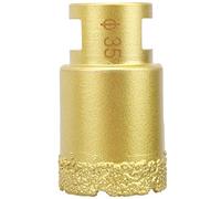 Baxnore a tazza diamantata Punta da trapano per brasatura 35mm Grado professionale Affilata Durevole Rivestita diamantata Apri foro per marmo Calcestruzzo Pietra Foratura M14 Dora