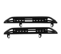 Baxnore Accessori per cursore roccioso per pedale con pesante RC per il pedale laterale per assiale SCX10 III AX103007 1/10 RC Auto RC Durevole in metallo nero 2pcs 154x32x15mm