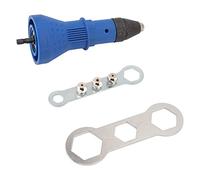 Baxnore Adattatore da 155 mm Convertitore per trapano ABS Strumento elettrico Funzioni multiple per compiti fai da te Lavoro in legno Adattatore per pistola rivettatrice profession