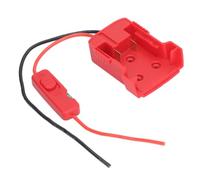 Baxnore Adattatore per batteria Connettore di alimentazione per dock Adattatore per dock per batteria in plastica ABS resistente da 18 V con strumenti di robotica fai-da-te Serie B
