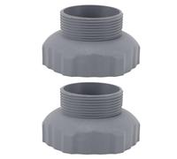 Baxnore Adattatore per Tubo Flessibile per Piscina in plastica Resistente 11239 Connettore Universale per Tubo per Skimmer per Piscine Fuori Terra Set di 2