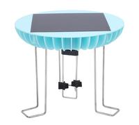 Baxnore Agitatore ad Energia Solare 0,5 W Miscelatore Acqua per Vaschetta per Uccelli Pannello Solare Wiggler con Staffa per Decorazione Laghetto da Giardino Funzionamento Silenzio