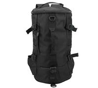 Baxnore Backpack pesca a pesca a cilindro durevole porta pesca multi -compartimento porta da pesca da pesca per pescatori neri 45x26x26cm 23L