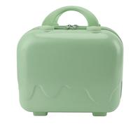 Baxnore Bagaglio a mano da viaggio piccolo da 14 pollici Valigia da viaggio con guscio rigido Borsa da cabina leggera approvata dalla compagnia aerea con piedini antiscivolo Grande (Verde)