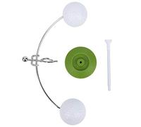 Baxnore Bilancia delle Palline da Golf Mini Stand da Golf Desktop Set da Golf Set Stabile Decorazione da Golf Resistente con Due Palline da Golf per l'arredamento della scrivania d