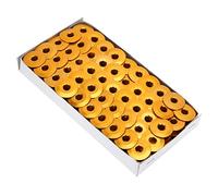 Baxnore Bobine in alluminio di alta qualità, durevoli, accessori per macchine da cucire a punto annodato per macchine da cucire industriali, 100 pezzi, dorate (272152A Pendenza)