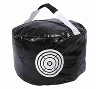 Baxnore Borsa da Allenamento Professionale per Swing da Golf, Strumento per esercitarsi con Impatto ad Alta densità, con Spugna Elastica, Morbido Peluche, per correggere la Postura (Nera)