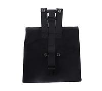 Baxnore Borsa per il foraggiamento all'aperto Custodia pieghevole per la raccolta della frutta in tessuto Oxford appesa alla vita per il campeggio Escursionismo Giardinaggio Strume (Nera)