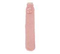 Baxnore Bottiglia d'acqua calda con copertura in pile, sacca d'acqua calda in gomma a perdita di gamma per alleviare il dolore al collo, del caldo riscaldamento invernale da donna, (Rosa)