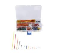 Baxnore Breadboard a Filo Jumper 560 PCS, Breadboard di Colore a Forma di U in Alluminio, Kit Jumper a Circuito