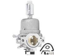 Baxnore Carburetor Kit Replacement for Engine, Aluminum Carburetor with Gaskets, Direct Fit for Brush Cutters Lawn Mowers, Fuel System Accessory