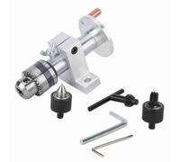 Baxnore Centro girevole dal vivo per mini tornio, strumento regolabile in metallo con set di chiavi, accessorio per il tornio da banco in legno di accessorio in legno
