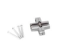 Baxnore Cerniere invisibili per mobili da 180 gradi Cerniere nascoste a croce in lega di zinco Cerniere nascoste antiruggine resistenti per armadi da Porte scorrevoli 43,7 mm 60,4 (43,7 mm)