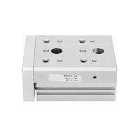 Baxnore Cilindro pneumatico con binario di guida ad alta precisione MXS16 Cilindro pneumatico a doppio effetto con alesaggio 16x2 mm per automazione industriale e costruzione di ma (MXS16-20)