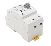 Baxnore Commutatore automatico di trasferimento a doppia alimentazione 2P 40A di livello professionale Selettore elettrico a commutazione rapida Commutatore per generatore per uso