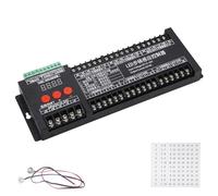 Baxnore Controller LED con sensore di movimento per luci scale intelligenti con rilevamento del corpo umano 36 canali DC 12V 24V per illuminazione scale interne in case hotel Mater