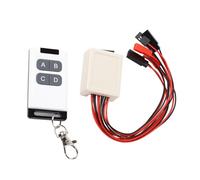 Baxnore Controller per verricello per auto modello RC, telecomando universale a 4 canali per veicoli cingolati 1/10 RC, funzionamento con verricello leggero, robusto accessorio per