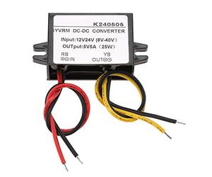 Baxnore Convertitore DC a DC GYVRM-K240505 DC, modulo di alimentazione SCOPI, Convertitore Step Down Anti Shock a CC per la ventola a telecamera o schermo 'auto