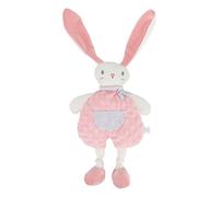 Baxnore Coperta di sicurezza Simpatico cartone animato Coniglio Peluche Morbido Comfort Amico confortante per culla da viaggio Materiale morbido peluche 50 cm 19,7 pollici