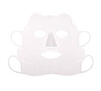 Baxnore Copertura facciale in silicone riutilizzabile con gancio per l'orecchio Panda Previene l'evaporazione del siero Strumento di bellezza per donne Uomini Estensibile Lavabile