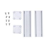 Baxnore Custodia in alluminio Scatola di giunzione di alimentazione Custodia per circuito stampato in argento opaco di alta qualità Accessori elettrici per progetti fai te Attrezz